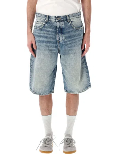 Icon Denim Relaxed Fit Denim Jorts - Size 32 In Smoke Blue
