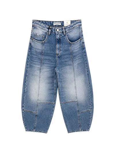 Icon Denim Sia Panelled Jeans In Blue