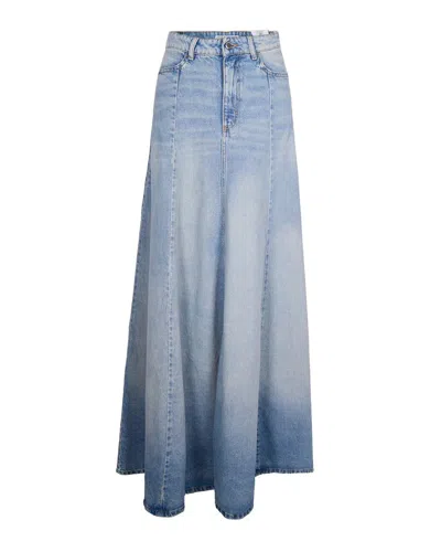 Icon Denim Skirt In Blue