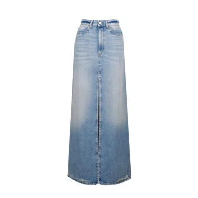 Icon Denim Skirts In Blue