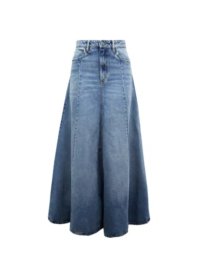 Icon Denim Skirts In Blue