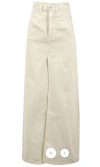 Icon Denim Skirts In White