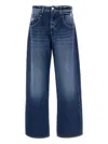 Icon Denim Star-detail Cotton Jeans In Blue
