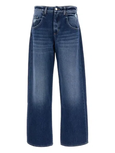 Icon Denim Star-detail Cotton Jeans In Blue