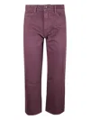 Icon Denim Star-detail Straight-leg Jeans In Purple