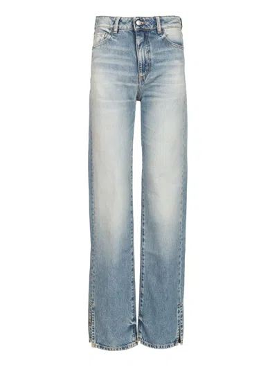 Icon Denim Straight Leg Jean - High Waist Jeans Blue