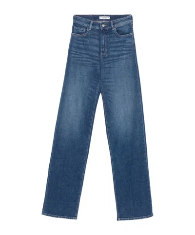 Icon Denim Straight Leg Jeans In Blue