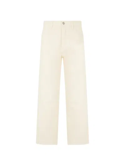 Icon Denim Straight-leg High-waisted Jeans In Neutral