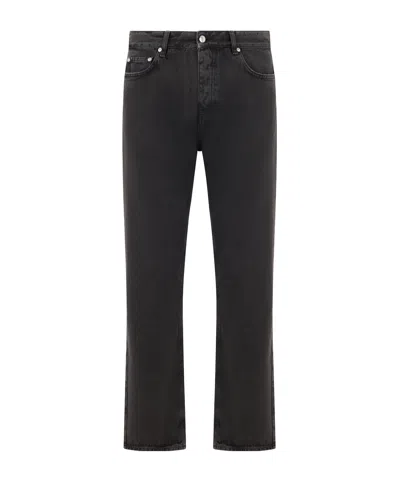 Icon Denim Straight-leg Jeans In Black