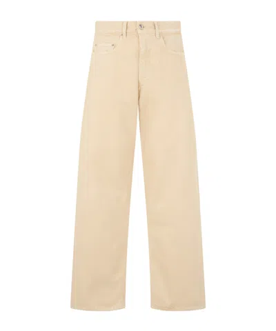 Icon Denim Straight-leg Jeans In Yellow