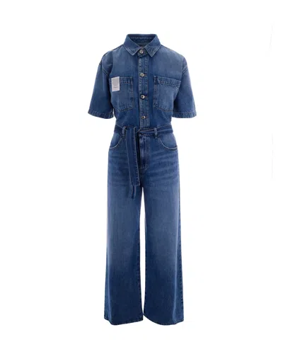 Icon Denim Tuta Duna Denim Eclipse In Blue