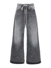 Icon Denim Wide Leg Jean - Medium Rise In Grey