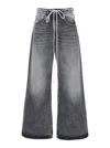 Icon Denim Wide Leg Jean - Medium Rise In Grey