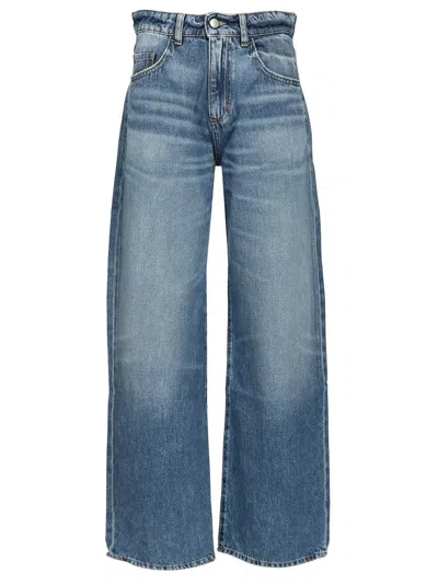 Icon Denim Wide Leg Jean - Low Waist Jeans Blue