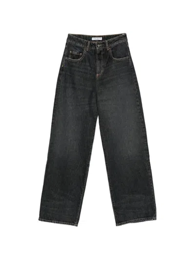 Icon Denim Wide-leg Jeans In Blue