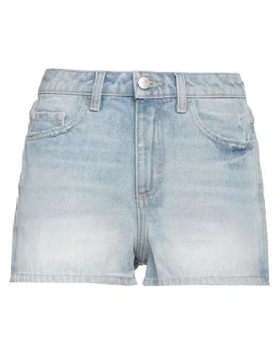 Icon Denim Woman Denim Shorts Blue Size 29 Cotton