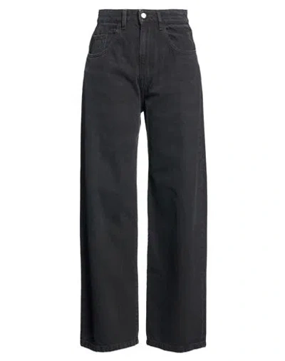 Icon Denim Woman Jeans Black Size 28 Cotton