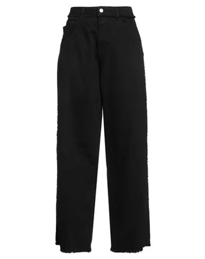 Icon Denim Woman Jeans Black Size 30 Cotton