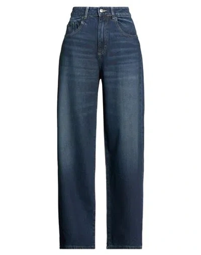 Icon Denim Woman Jeans Blue Size 25 Cotton In Black
