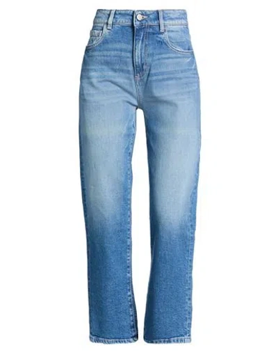 Icon Denim Woman Jeans Blue Size 25 Cotton, Elastane