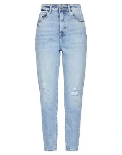 Icon Denim Woman Jeans Blue Size 25 Cotton, Elastane