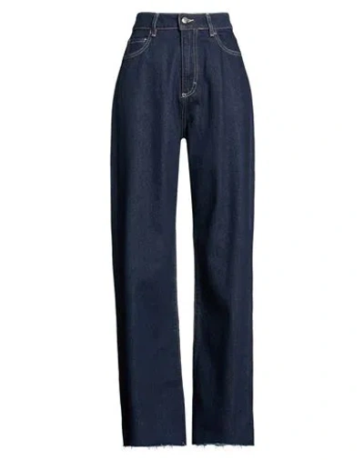 Icon Denim Woman Jeans Blue Size 26 Cotton In Black