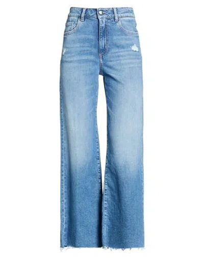 Icon Denim Woman Jeans Blue Size 29 Cotton, Elastane