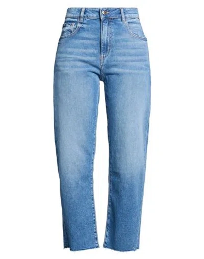 Icon Denim Woman Jeans Blue Size 29 Cotton, Elastane