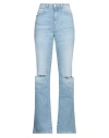 Icon Denim Woman Jeans Blue Size 30 Cotton, Polyester, Elastane In Blue