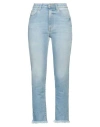 Icon Denim Woman Jeans Blue Size 30 Cotton, Polyester, Elastane In Blue