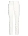 Icon Denim Woman Jeans Ivory Size 26 Cotton In White