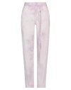Icon Denim Woman Jeans Lilac Size 29 Cotton In Purple