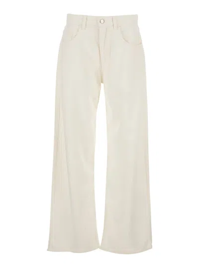 Icon Denim Woman Jeans In Neutral