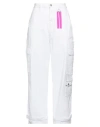 Icon Denim Woman Pants White Size 28 Cotton
