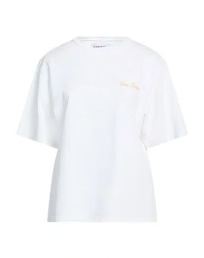 Icon Denim Woman T-shirt White Size M Cotton