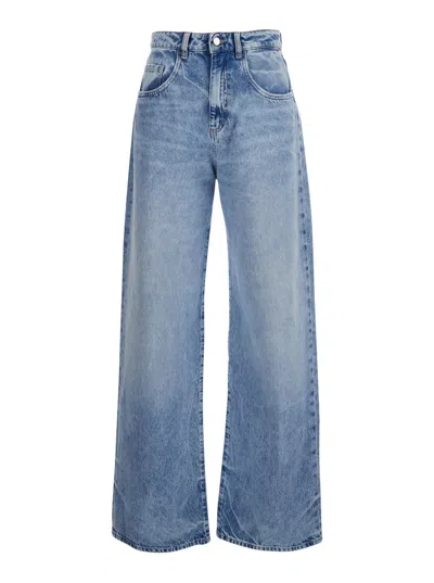 Icon Denim Women's Organic Cotton Five-pocket Regular Fit Straight-leg Jeans In Blue