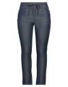 Icon Unique Woman Jeans Blue Size M Polyester, Viscose, Elastane In Blue