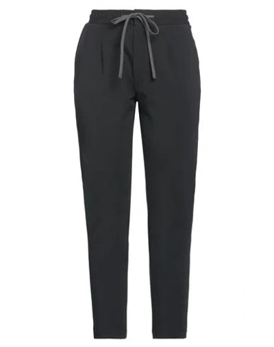Icon Unique Woman Pants Black Size M Viscose, Nylon, Elastane