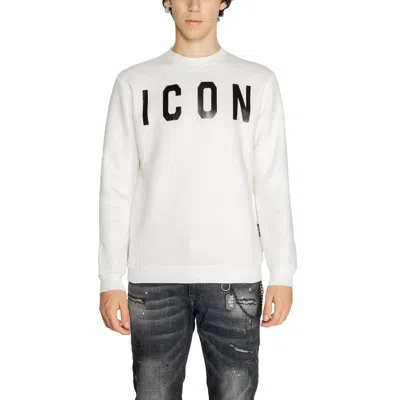Icon White Cotton Men's Sweater