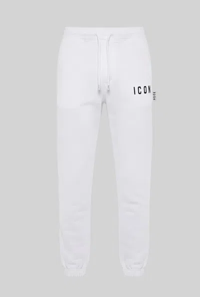 Icon White Men's Jogger Pants