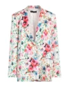 Icona By Kaos Woman Blazer White Size 10 Viscose In White