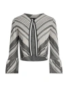 Icona By Kaos Woman Cardigan Beige Size Xs Viscose, Polyamide, Polyester In Beige