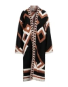 Icona By Kaos Woman Cardigan Brown Size S Acrylic, Wool, Viscose, Alpaca Wool In Brown