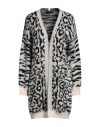 Icona By Kaos Woman Cardigan Off White Size M Acrylic, Mohair Wool, Polyamide, Metallic Fiber In Off White