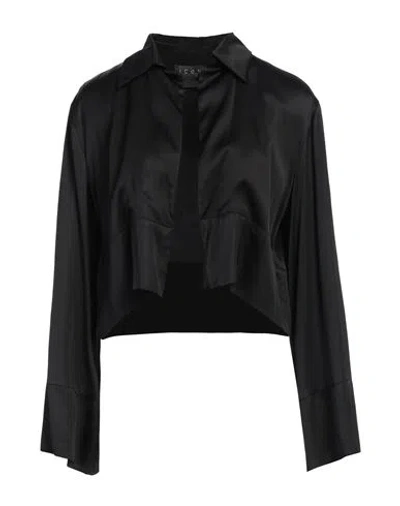 Icona By Kaos Woman Jacket Black Size 10 Viscose
