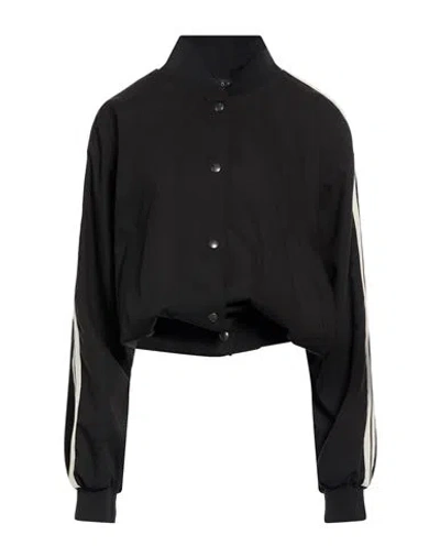 Icona By Kaos Woman Jacket Black Size 12 Polyester, Tencel, Elastane