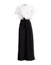Icona By Kaos Woman Jumpsuit Black Size 8 Viscose, Linen In Black