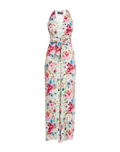 Icona By Kaos Woman Jumpsuit Cream Size 10 Viscose In White