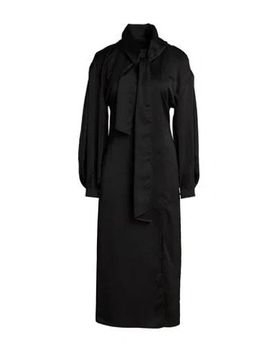 Icona By Kaos Woman Maxi Dress Black Size 2 Polyester