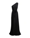 Icona By Kaos Woman Maxi Dress Black Size 4 Viscose